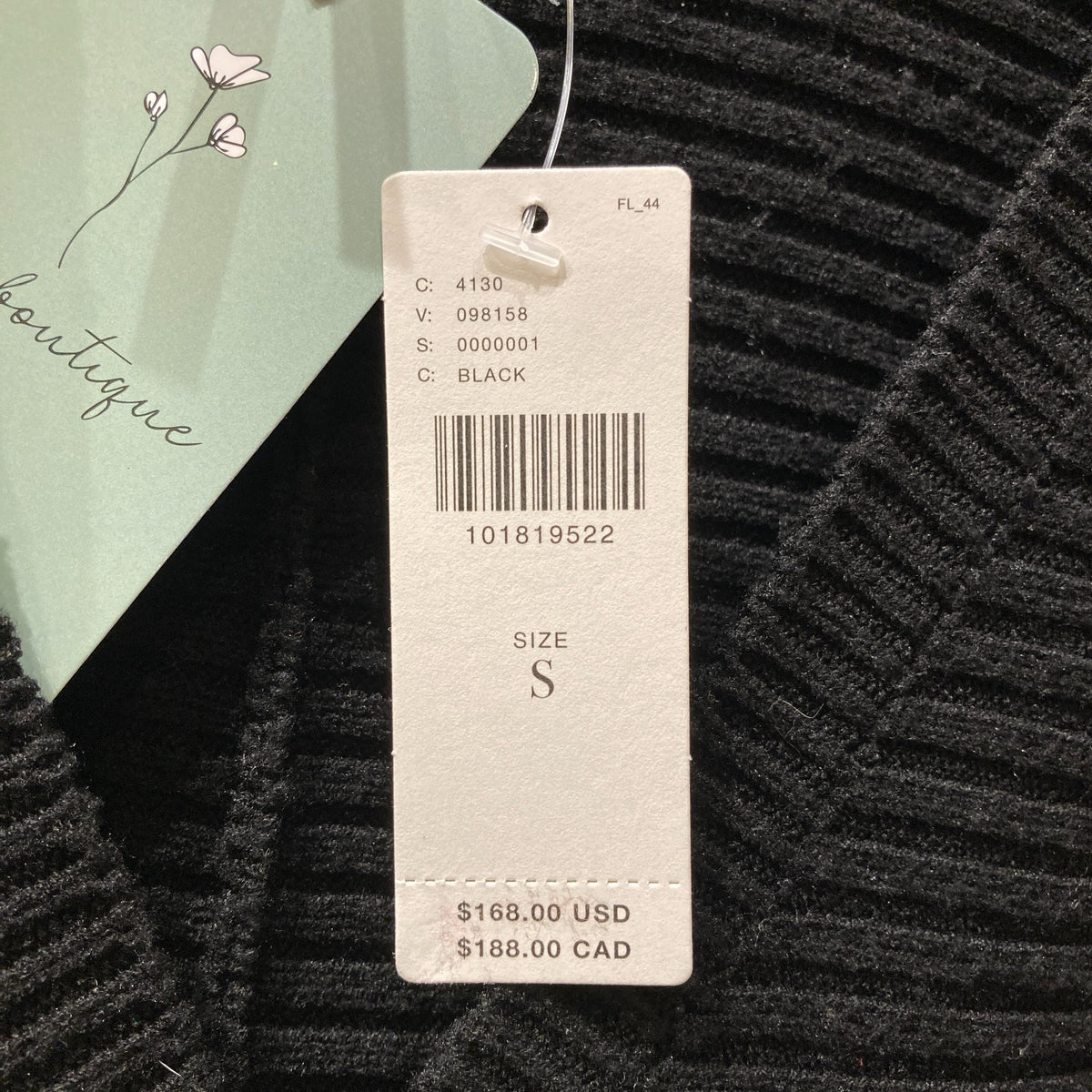 Anthropologie $168 Black Ribbed Colorblock Sweater Dress - Size M - NEW - 0715DP