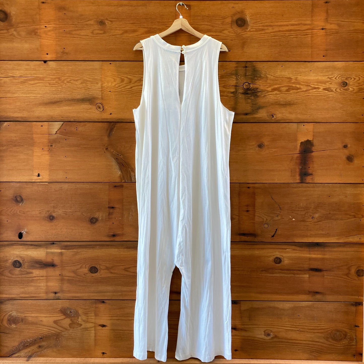 Farm Rio NEW White Mar De Bahia Sleeveless Jumpsuit - Size XL - 0218NM