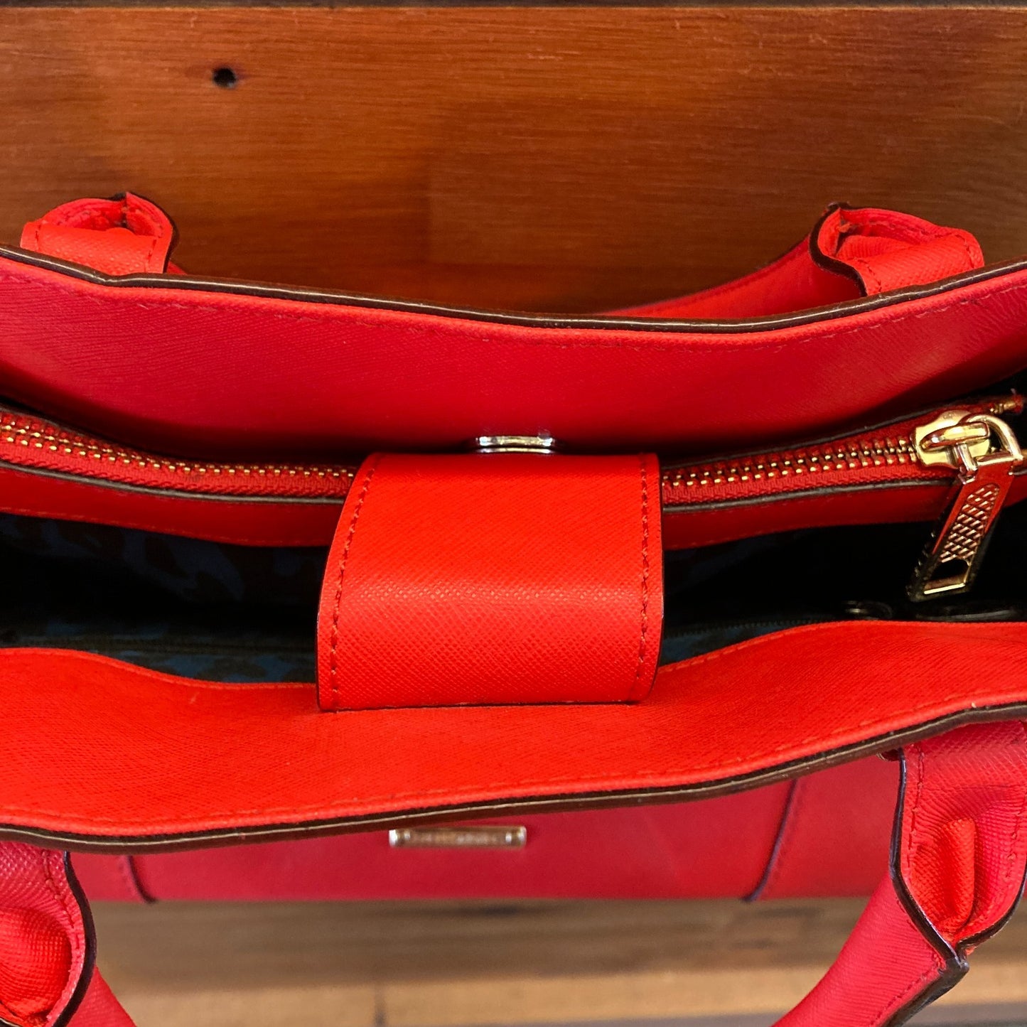 Rebecca Minkoff Red Saffiano Leather CrossbodyAmorous Satchel Purse - 0621AS