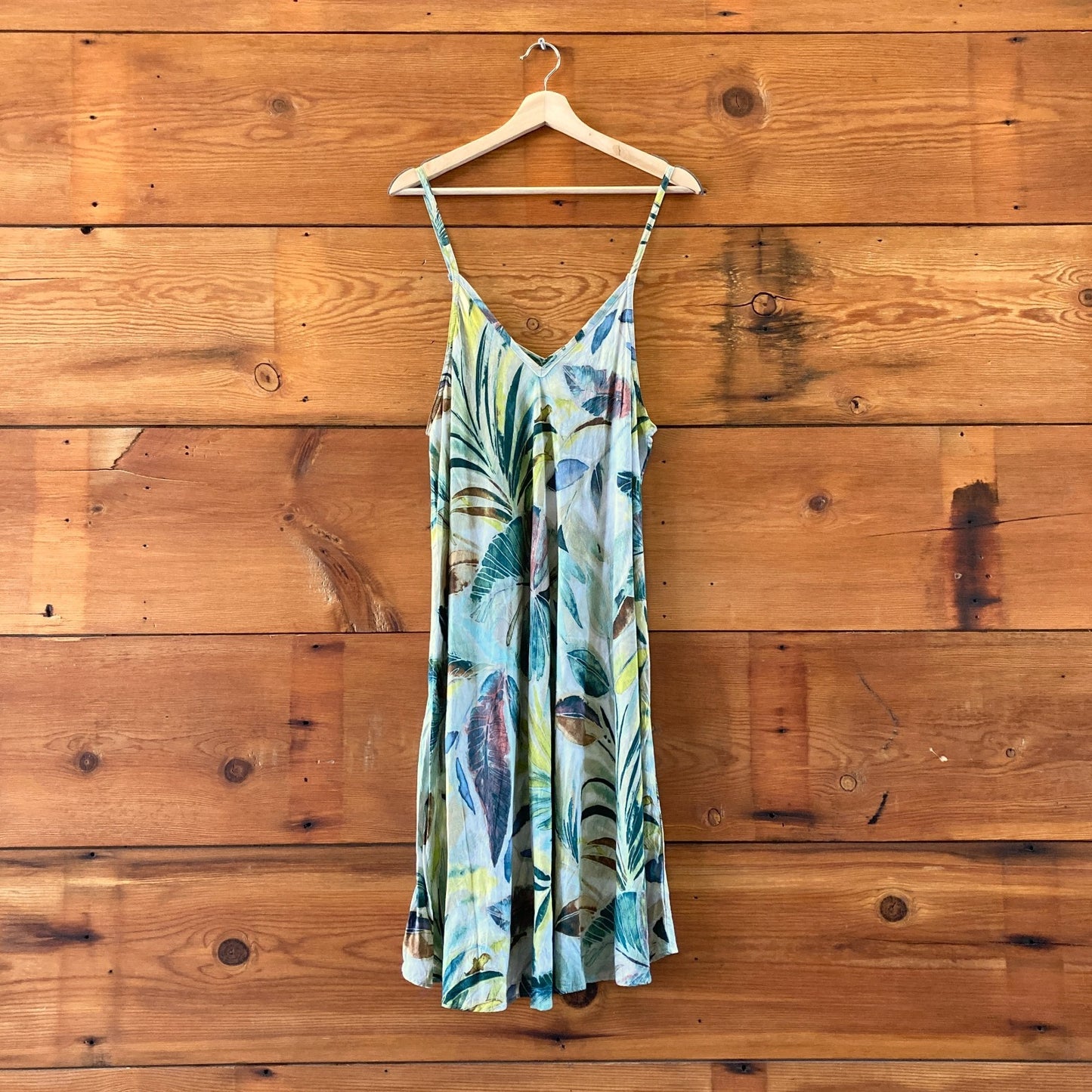 Jams World 60 Years Sleeveless Spring Breeze V Neck Sun Dress - Size L - 0715NS