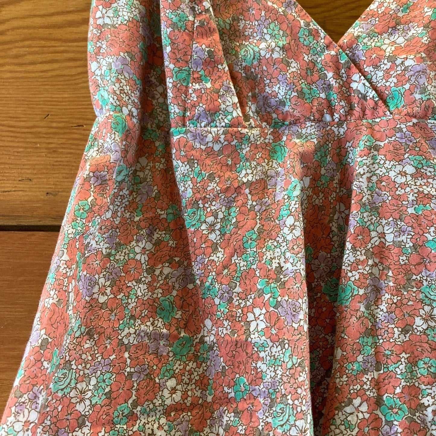 Love Binetti Pink Floral Sleeveless Tiered Summer Maxi Dress - Size S - 0411SZ