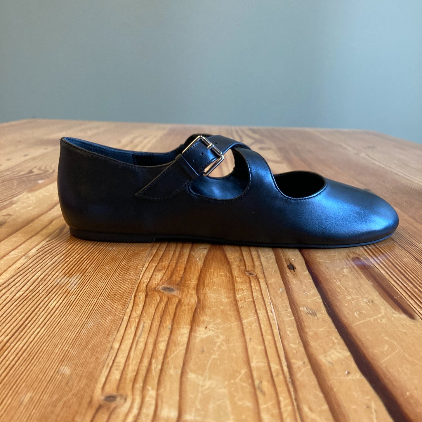 9 - Maeve Anthropologie Black Mary Jane Ballet Flats Shoes NEW w/ Box 0416JW