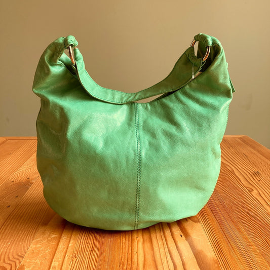 Hobo International Mint Leather $288 Gabor Shoulder Bag - 0706KS