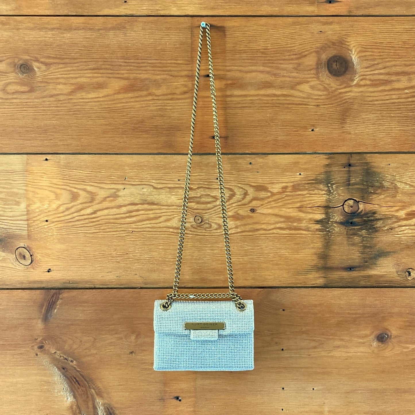 Kurt Geiger London Natural Rhinestone Mini Brixton Shoulder Bag - 1002MG