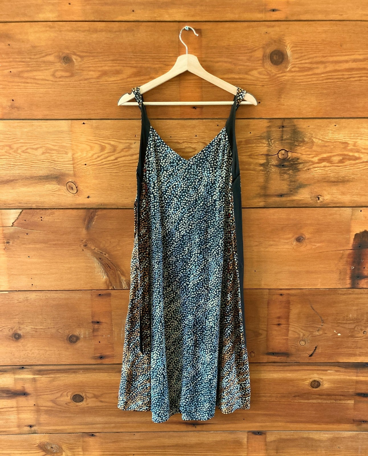 Rag & Bone Black Silk Floral Patterned Sleeveless Midi Dress - Size XS - 0320HJ