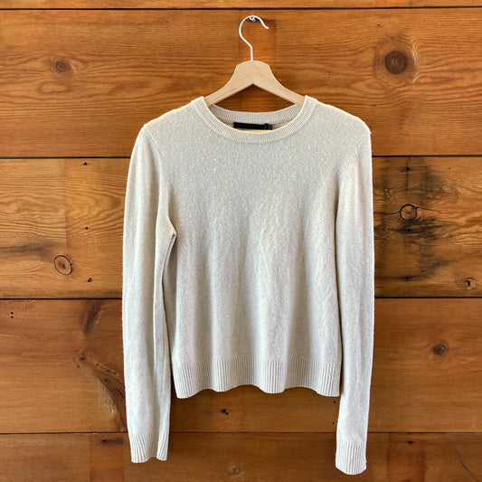 Jenni Kayne Tan Pullover Wool Cashmere Blend Crew Neck Sweater - Size S - 0606RO