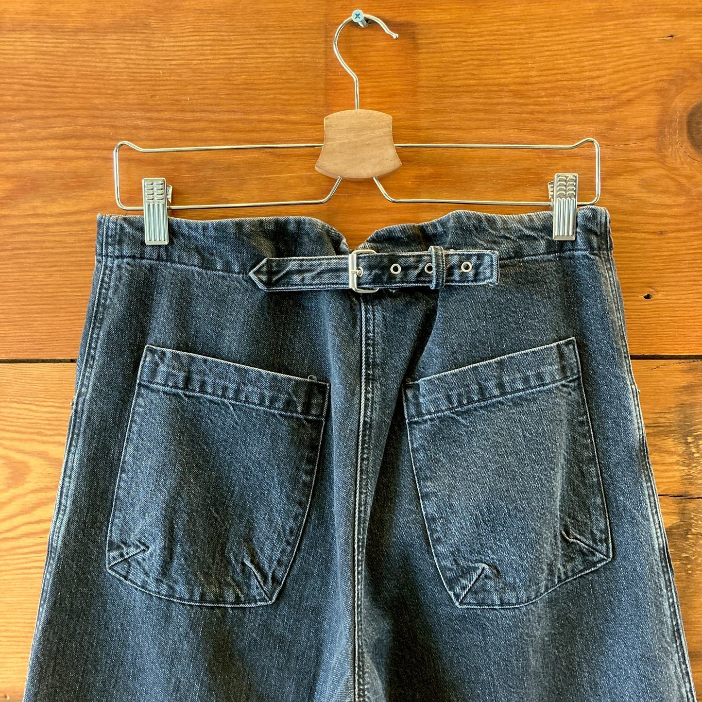 Rachel Comey Black Wash Barrel Leg Button Fly Elkin Jeans - Size 6 - 0204MP