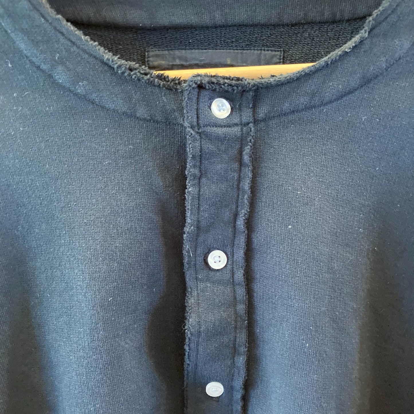Frank & Eileen Black Jackie Sweatshirt Cardigan Triple Terry Jacket- 4427SC