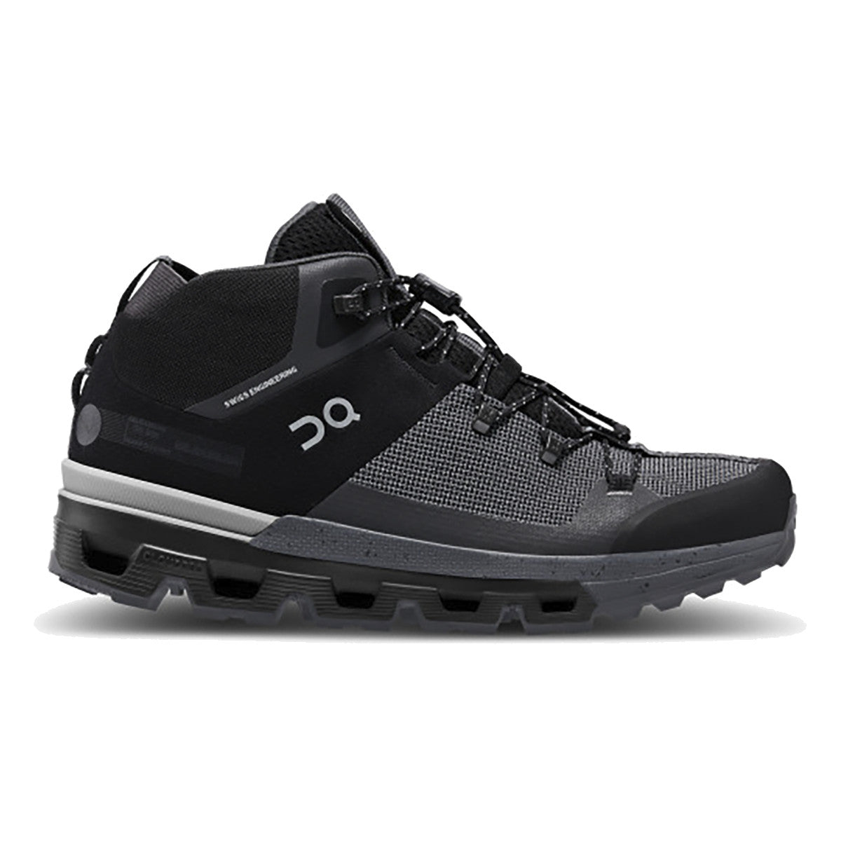 On Black $190 Gray Cloudtrax Lace Up Hiking Sneakers Shoes - Size 9 - 0328NA