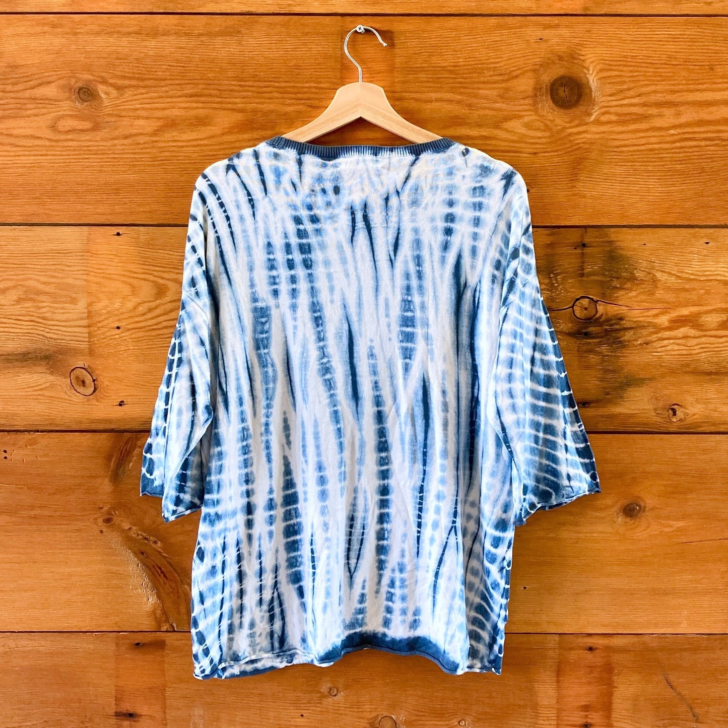 Johnny Was CALME Blue Tie Dye Top & Pants Lounge Set - Size L - 1103ES