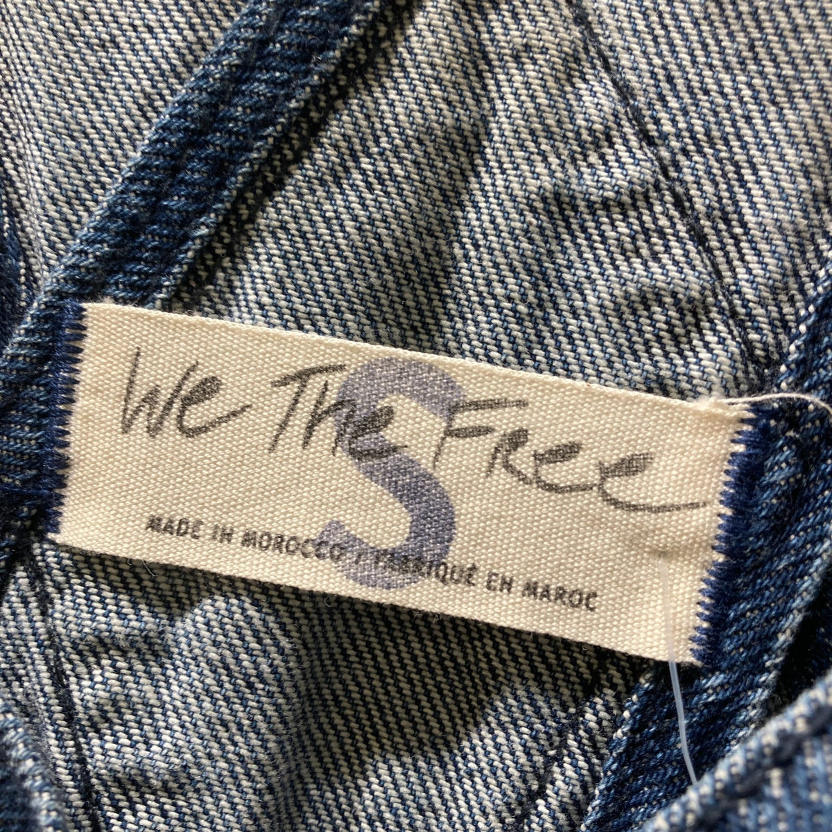 We the Free People Dark Wash Denim Slouchy Bib Overalls - Size S - 1117DB