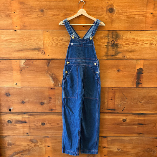 Big Bud Press Dark Wash Rigid Denim Original Overalls - Size P / XS - 0312IG