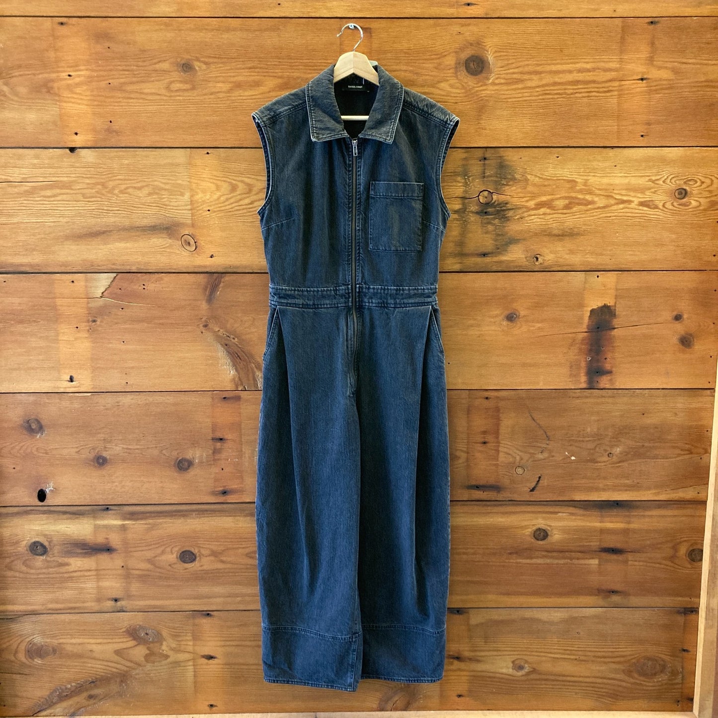 Rachel Comey $495 Washed Black Annin Sleeveless Jumpsuit - Size 6 - 0504AK