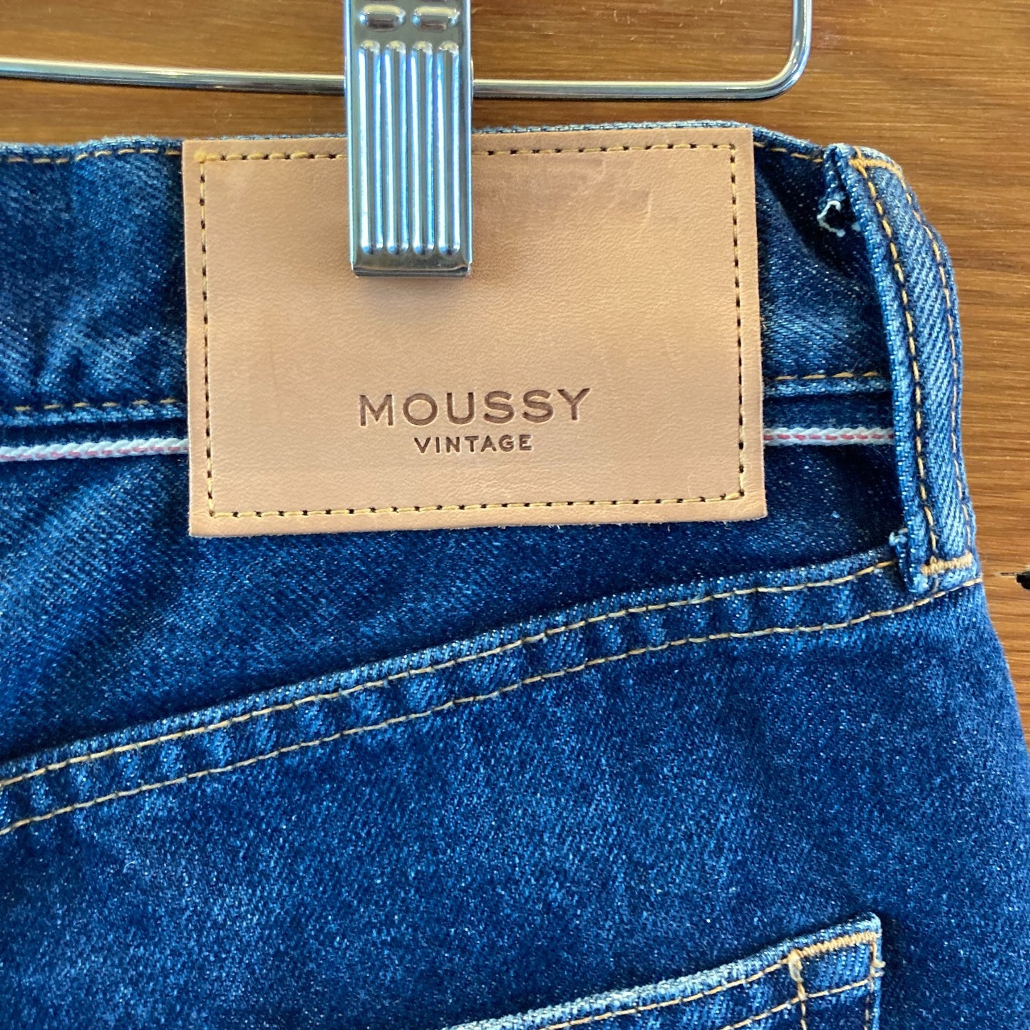 Moussy Vintage Dark Blue NEW $370 Bardin Straight Jeans - Size 29 - 4427SC