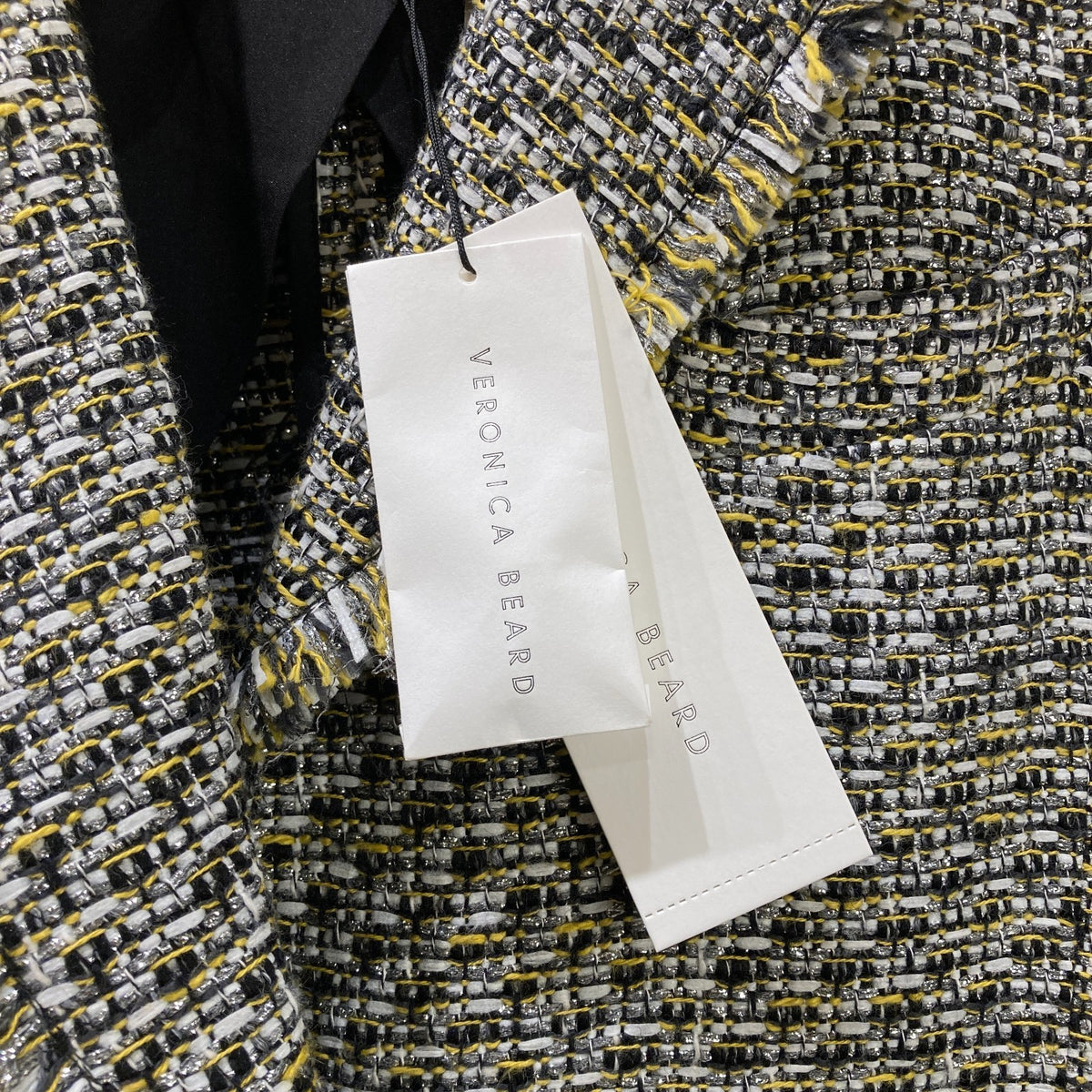 Veronica Beard $695 Fabion Silver Multi Tweed Jacket Blazer - Size 4 - 1017SC