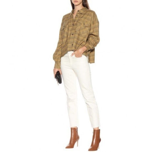 Etoile Isabel Marant Oversized Flannel Button Up Shirt - Size 42 / L - 1011SC