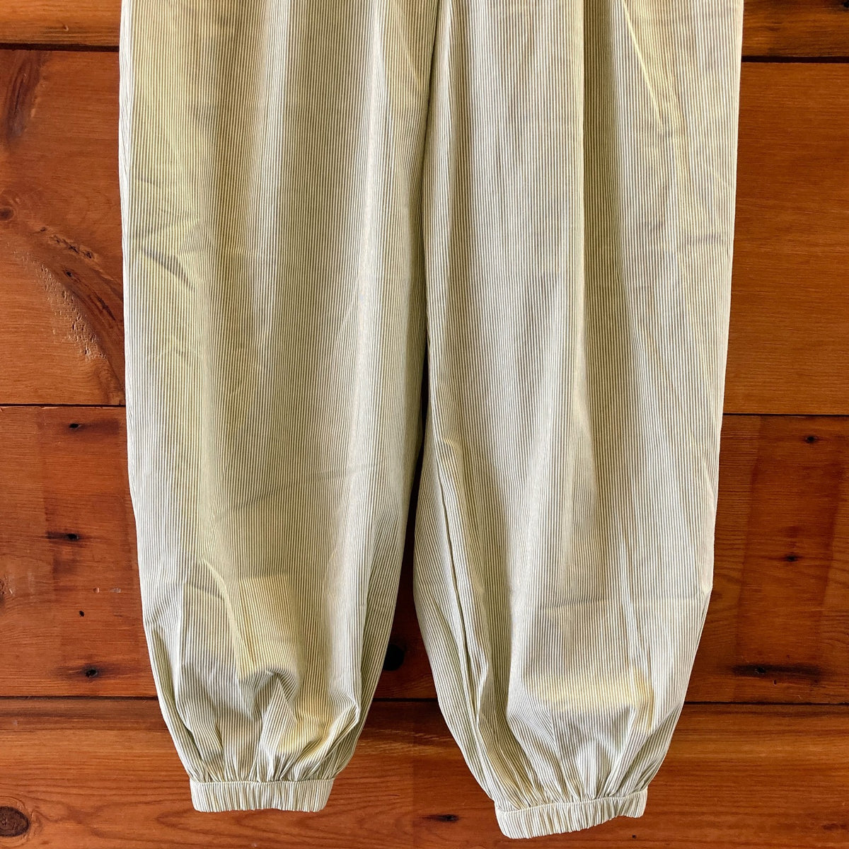 The Line by K $169 Green Striped Pull On Genie Pants - Size S - NEW - 0927EK