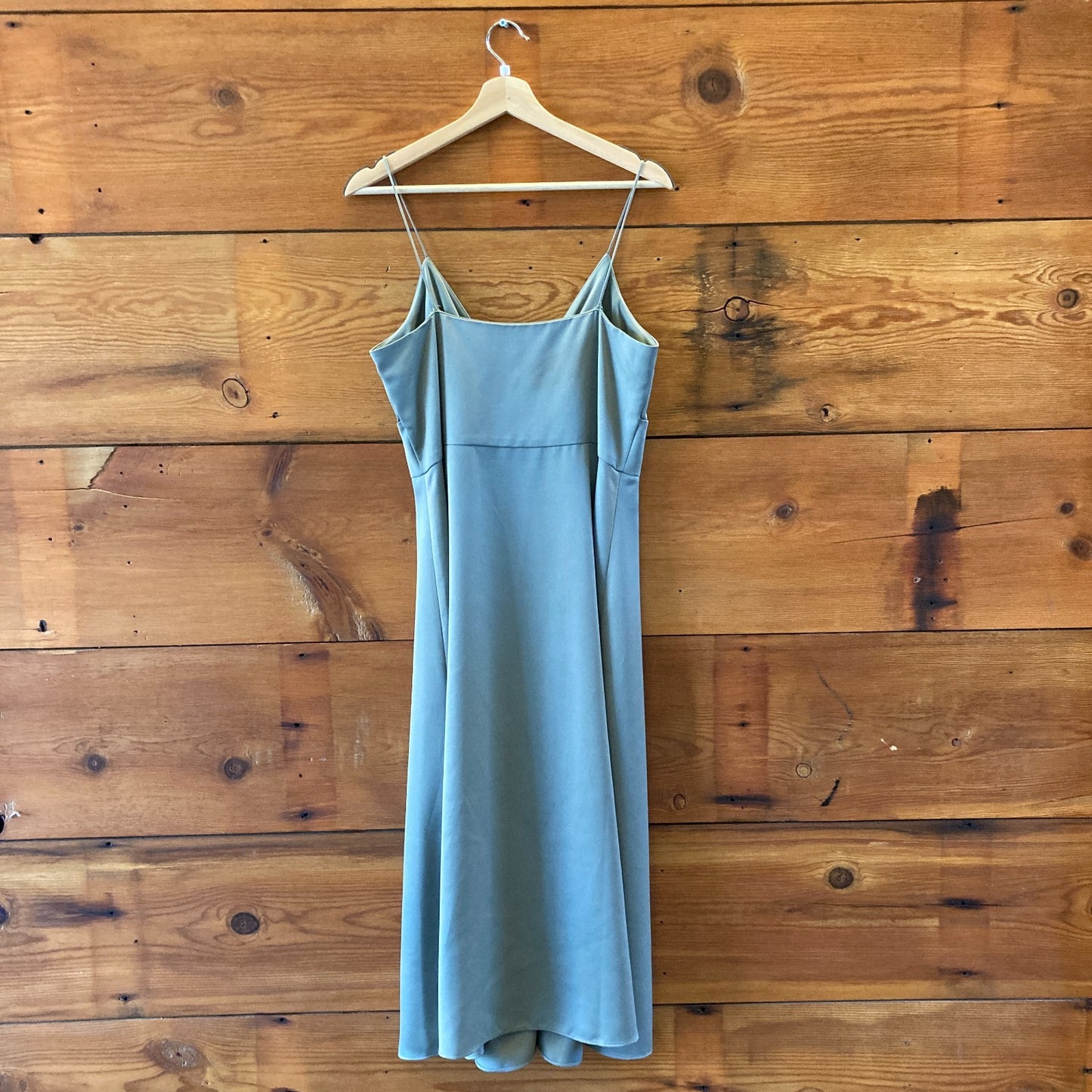 Sachin & Babi BHLDN Moss Green Button Up Marin Midi Dress - Size 14 - 0730EL