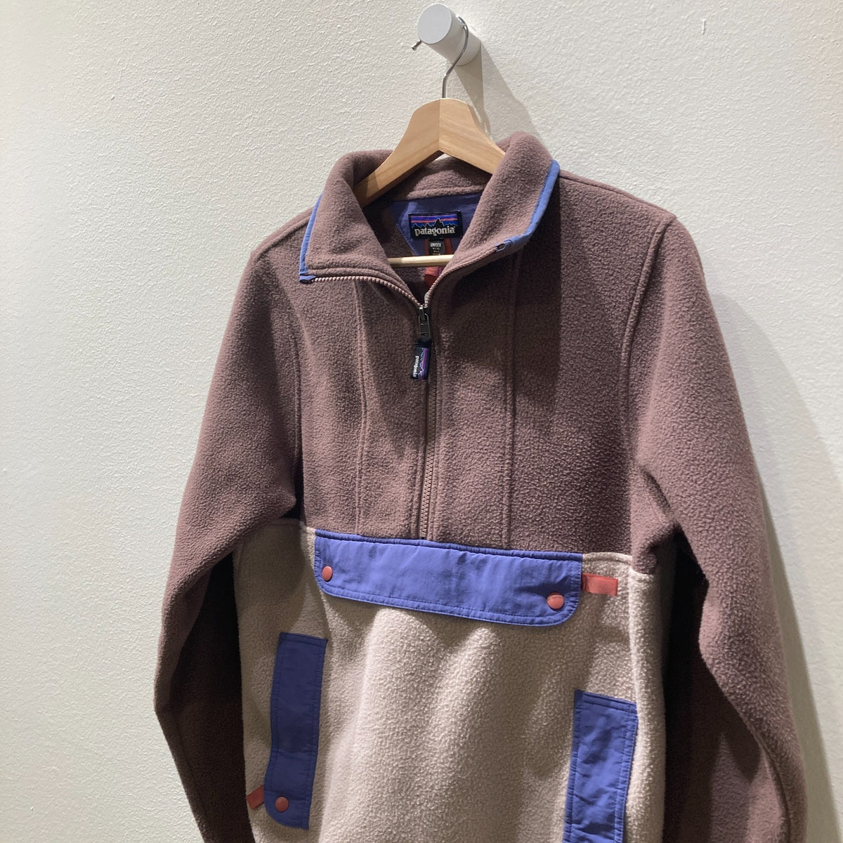 Patagonia Tan Sherpa Lined Hooded Prairie Dawn Parka Coat - Size S - 1201CC