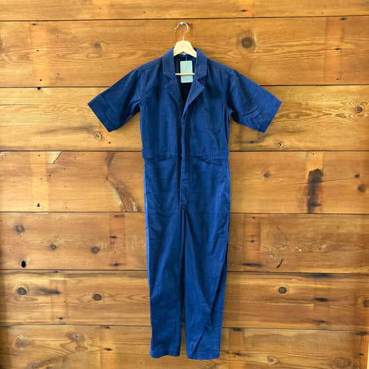 Alex Mill Navy Blue Short Sleeve Button Front Jumpsuit - Size XS - 1107TZ