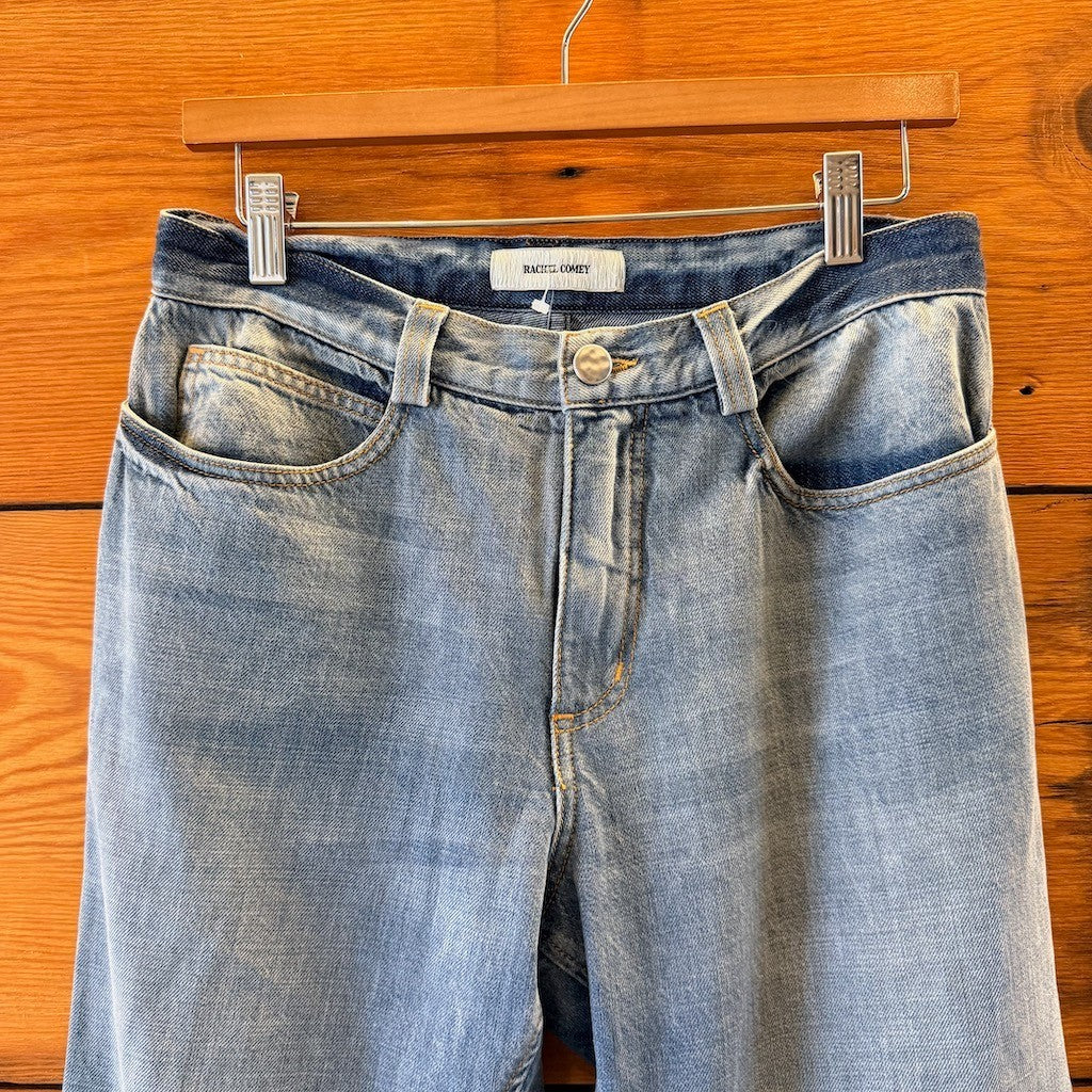 Rachel Comey Medium Wash Womens High Rise Ankle Crop Jeans - Size 6 - 1007SB