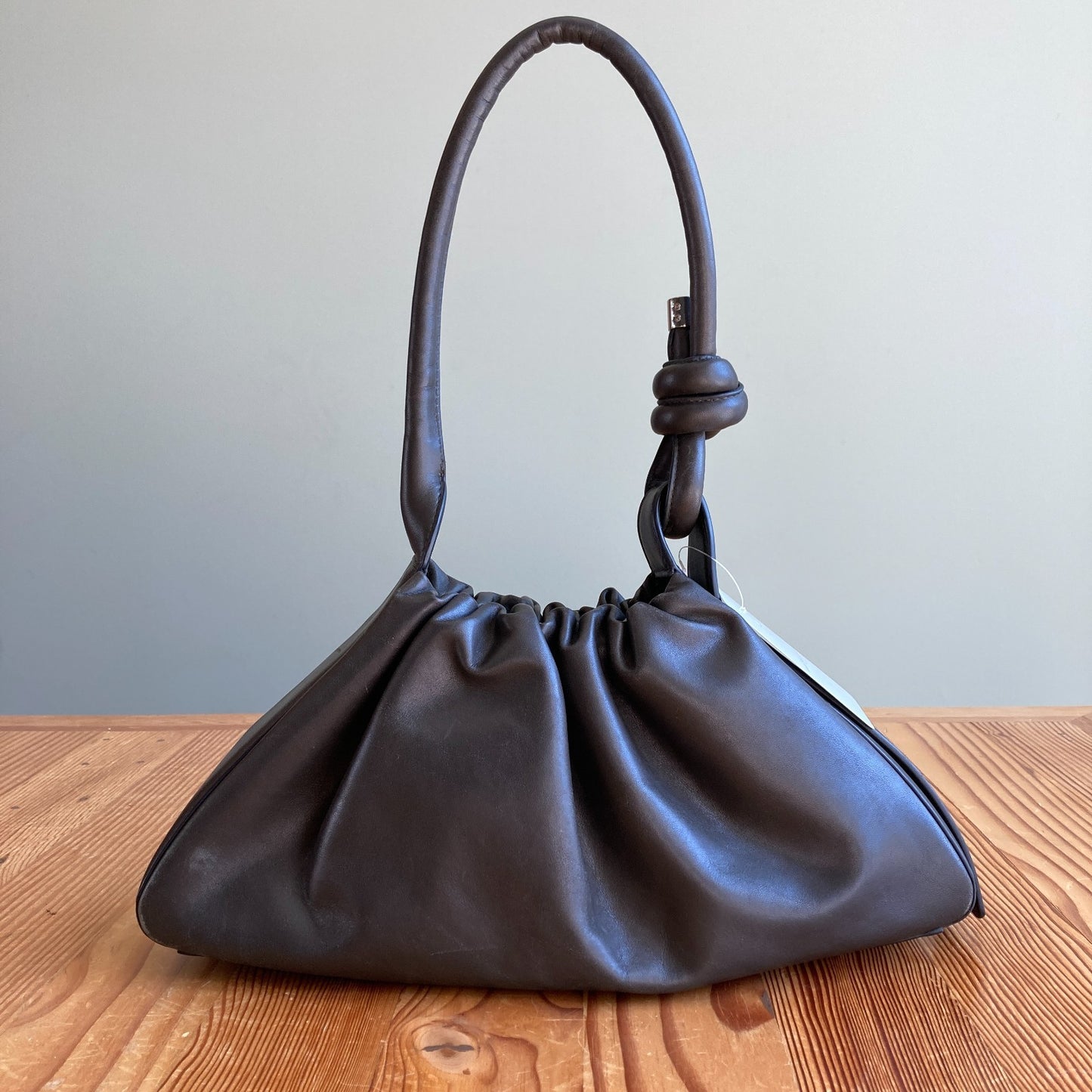 Behno Dark Brown Leather TINA BAGUETTE Shoulder Bag Purse - 0428KS