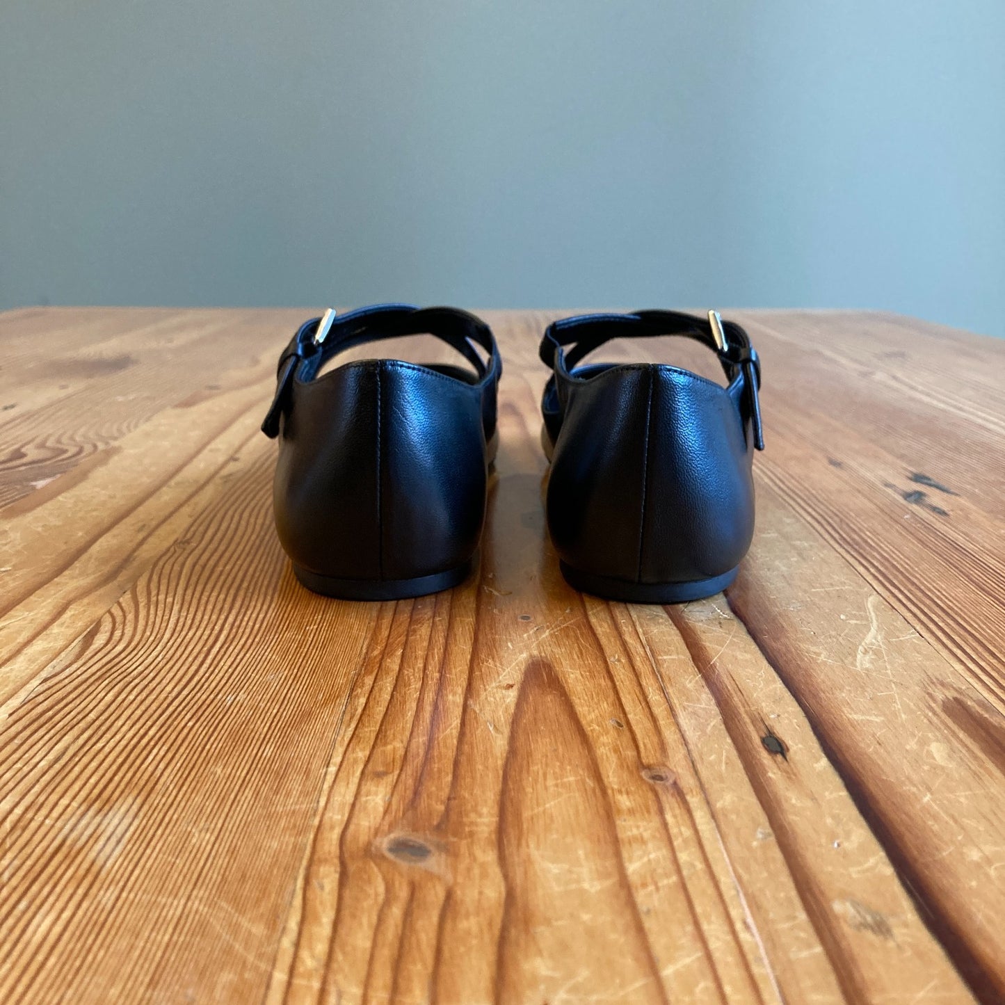 9 - Maeve Anthropologie Black Mary Jane Ballet Flats Shoes NEW w/ Box 0416JW