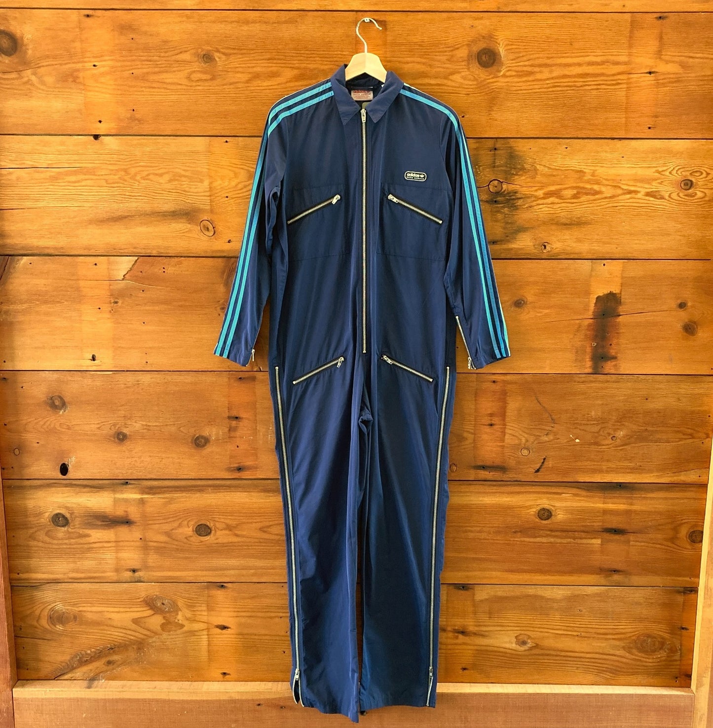 Adidas X Lotta Volkova Dark Blue Aristocratic Zip Jumpsuit - Size M - 0730SB