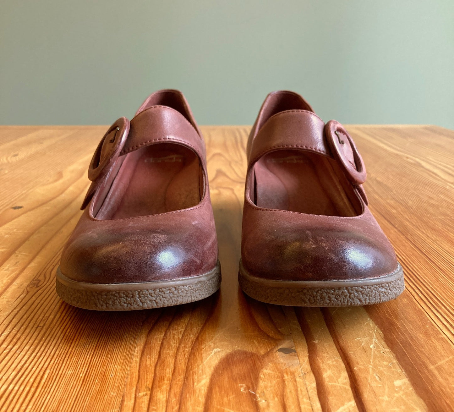 Dansko Brown Leather Brandy Mary Jane Comfort Shoes - Size 39 - 0521MD