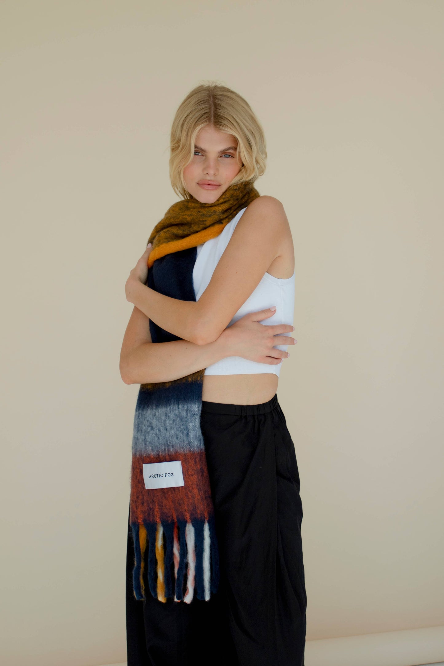 The Stockholm Scarf - 100% Recycled - Midnight Summer - FW25