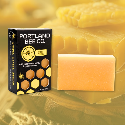 Yuzu Citrus & Honey Beeswax Bar Soap: Organic & Handmade