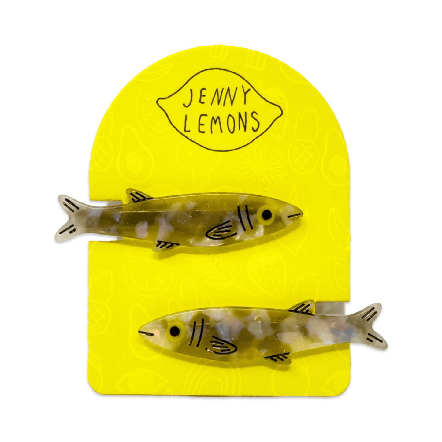 Jenny Lemons - Sardine Alligator Hair Clip Set