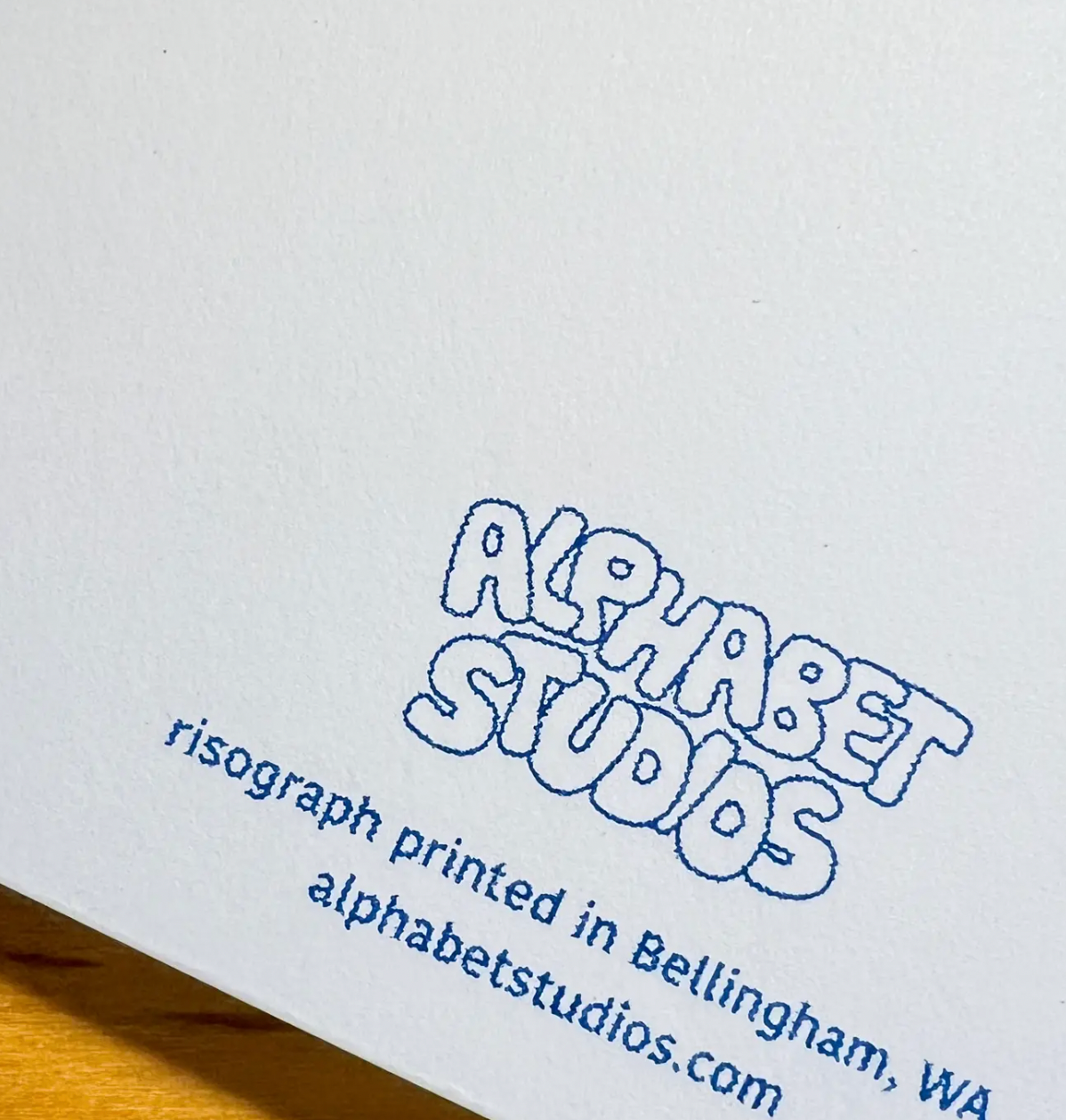 Alphabet Studios - FATHER'S DAY CROOKED RISOGRAPH GREETING CARD
