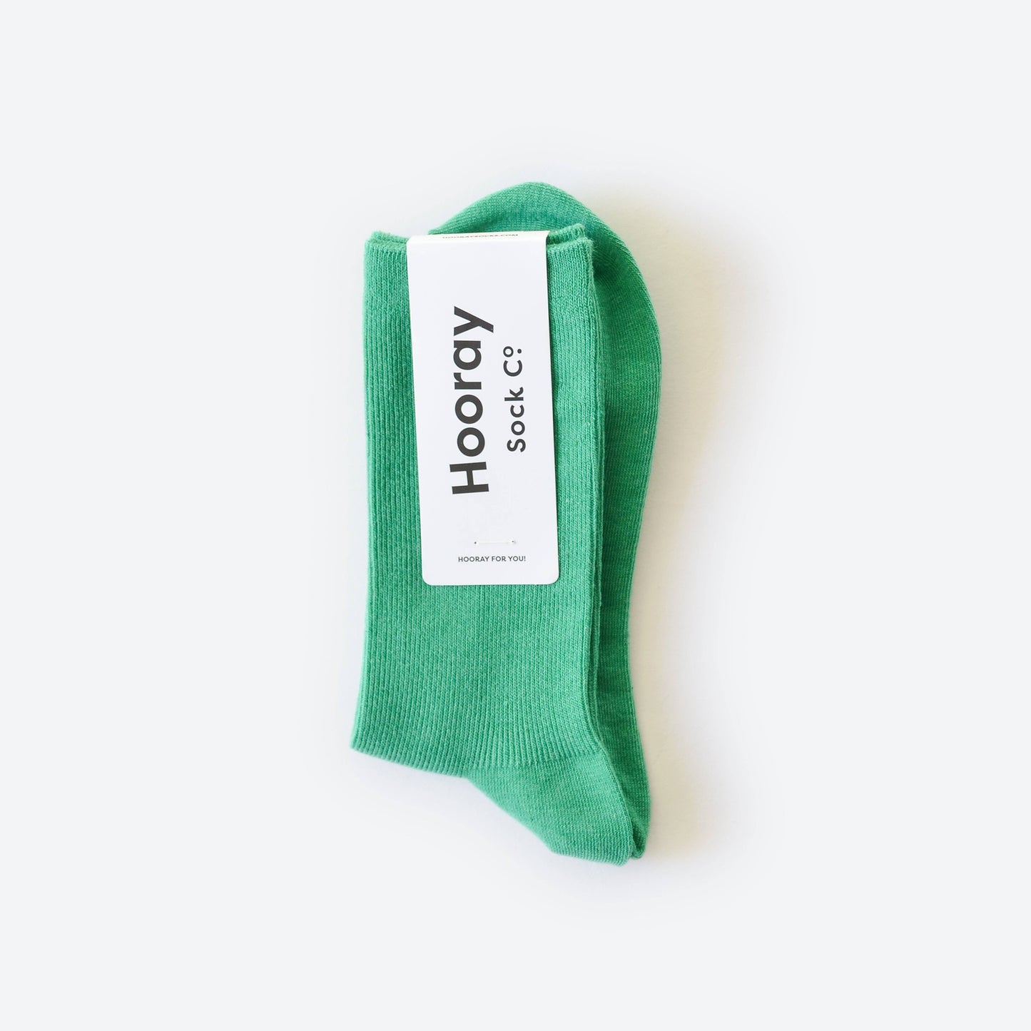 Hooray Sock Co. - Kelly Green (Cotton): Small (Women's 4 - 10)