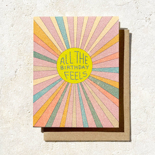 Daydream Prints - All The Birthday Feels - Summer Happy Birthday Card