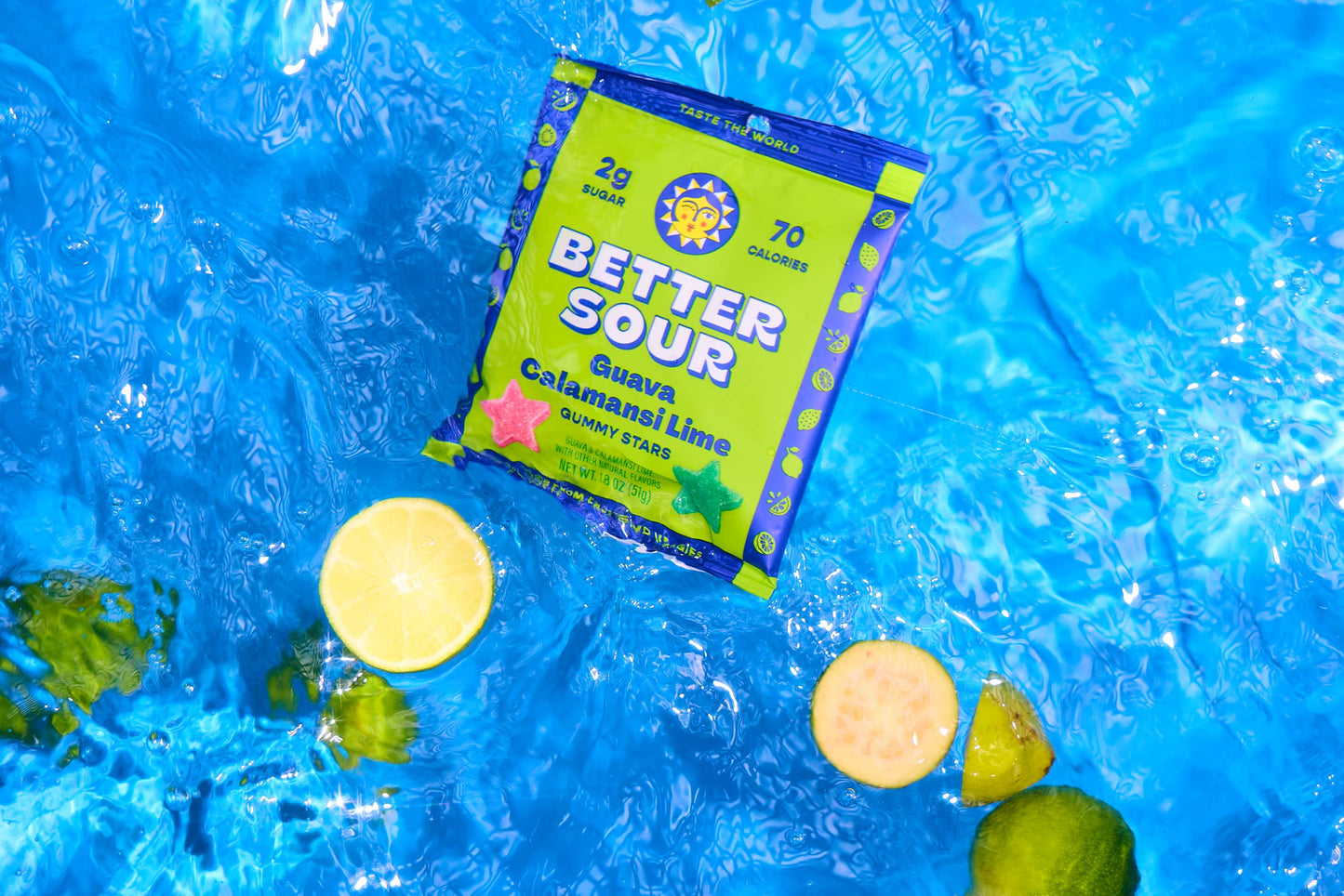 Better Sour - Better Sour | Guava Calamansi Lime Gummy Stars 1.8oz
