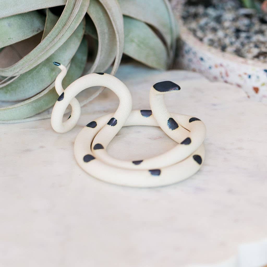 Carter & Rose - Medium Ceramic Snake: Sylvia / Without Plant