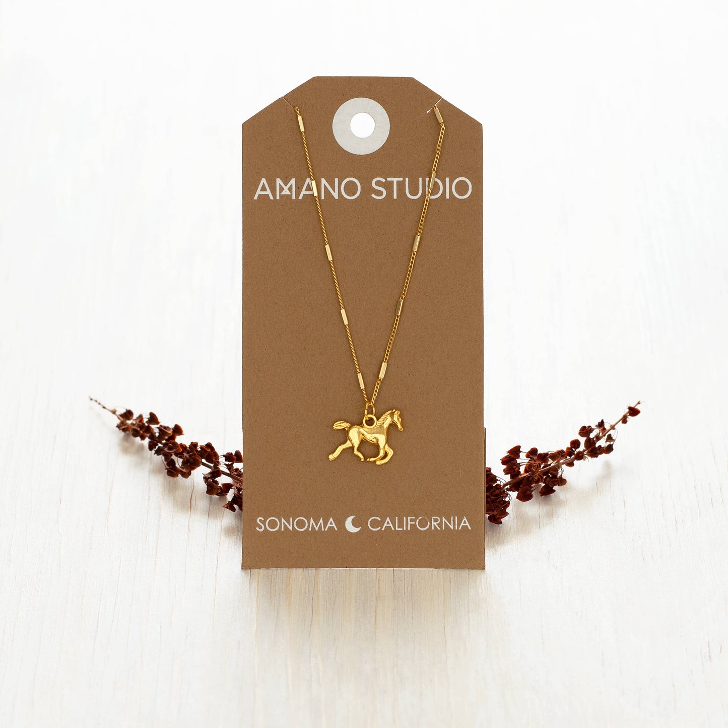 Amano Studio - Year of the Horse Charm Necklace