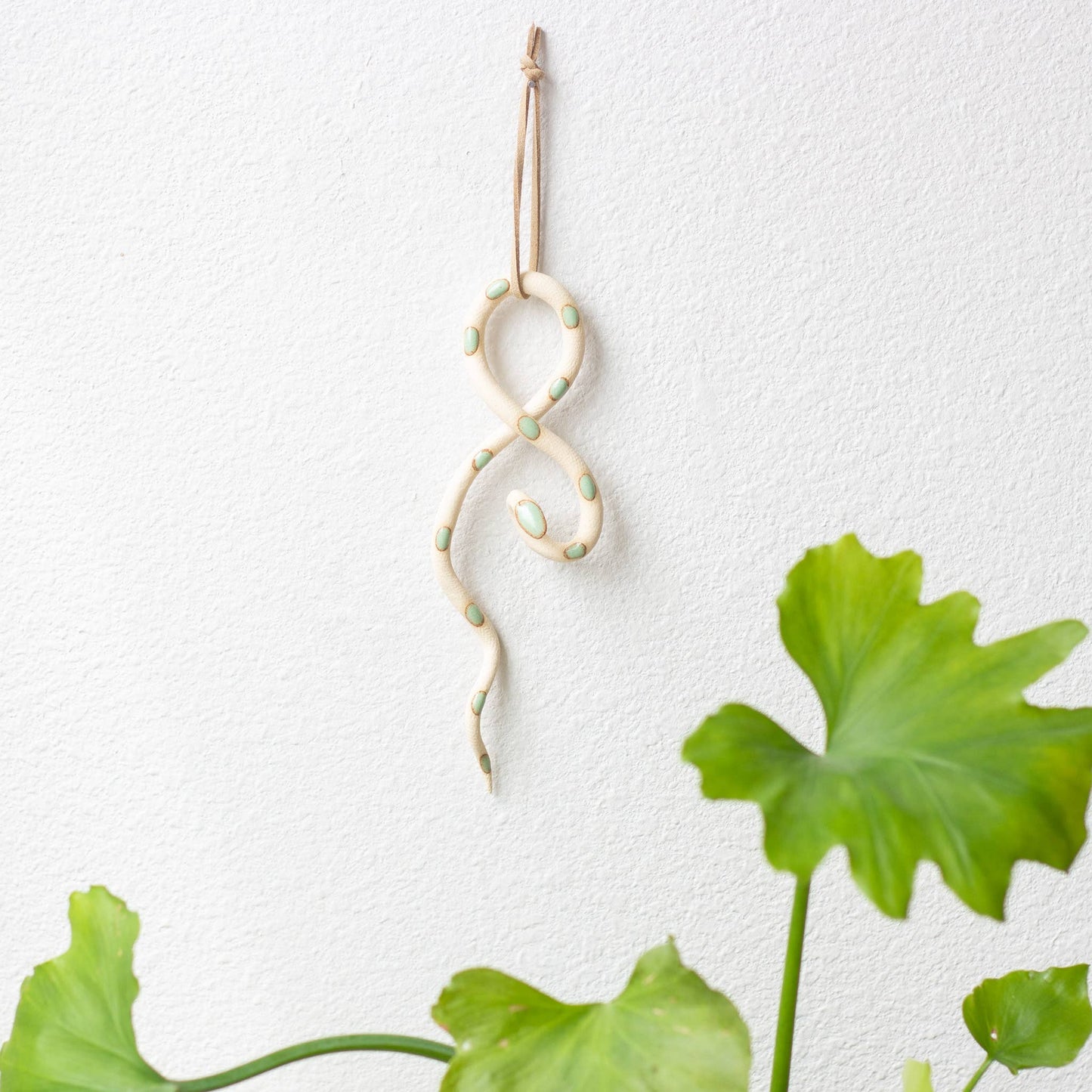 Carter & Rose - Ceramic Snake Ornament: Simon