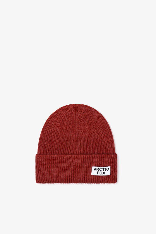 ARCTIC FOX & CO. - Recycled Bottle Beanie - Deep Terracotta - AW24