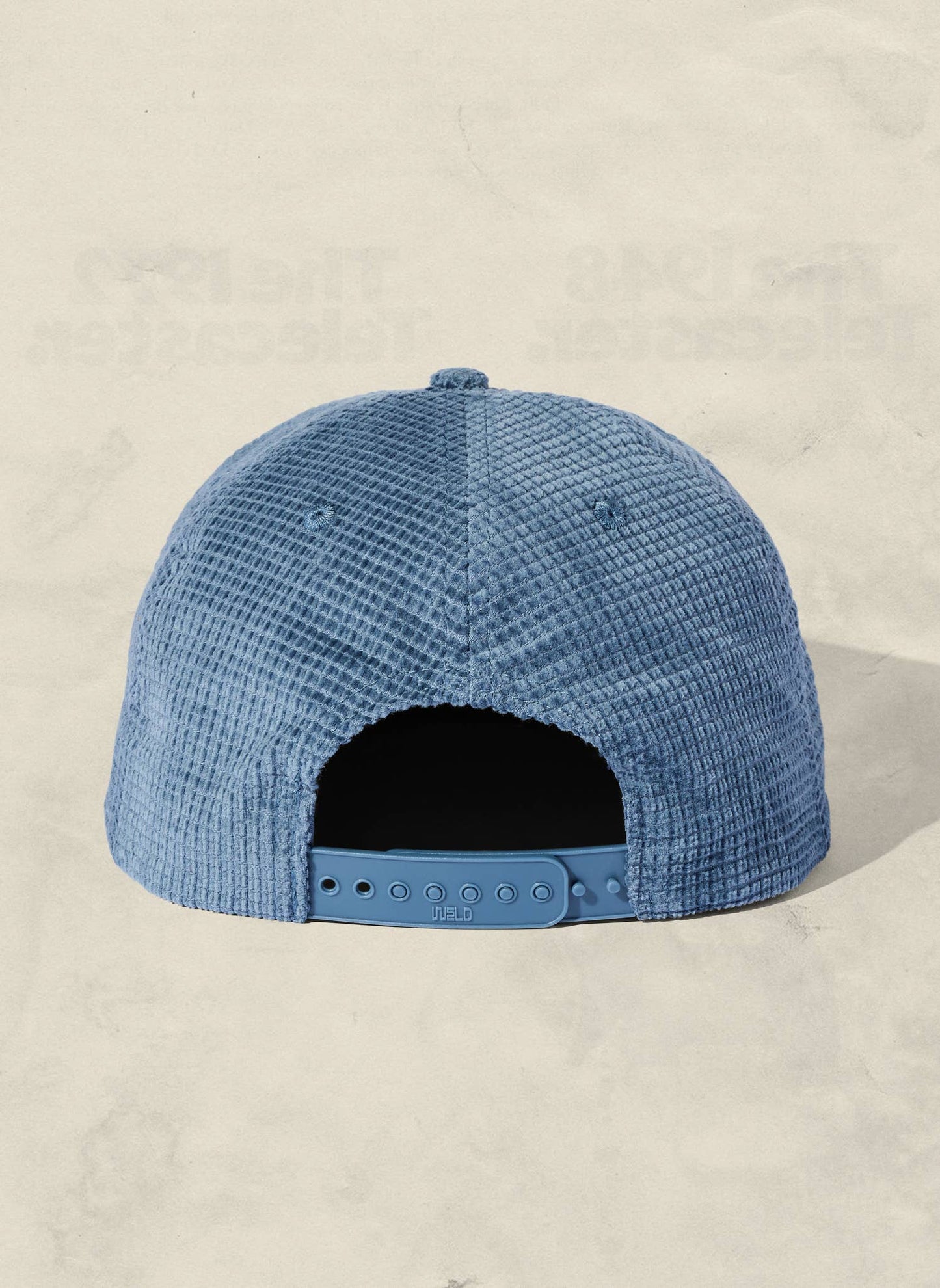 Waffle Corduroy Field Trip Snapback Hat: Slate