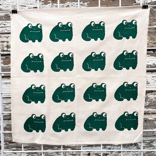 Nice life - Frog tea towel
