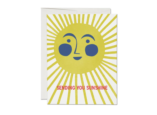 Red Cap Cards - Big Sunshine encouragement greeting card