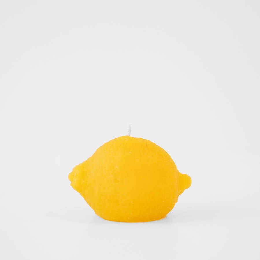 Happy Organics - Lemon or Lime Beeswax Candle: Green