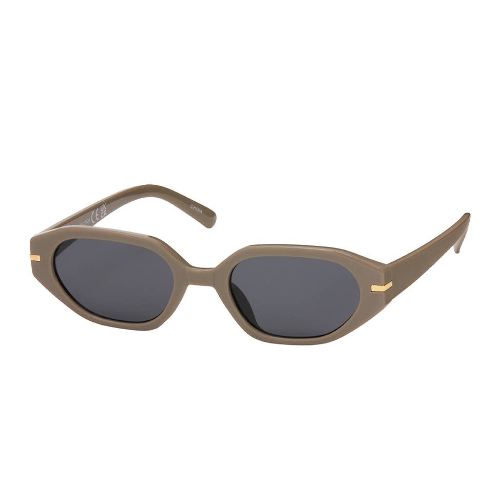 Blue Gem Sunglasses Inc - 1151 - NEW - Rose Rectangle Vintage Sunglasses