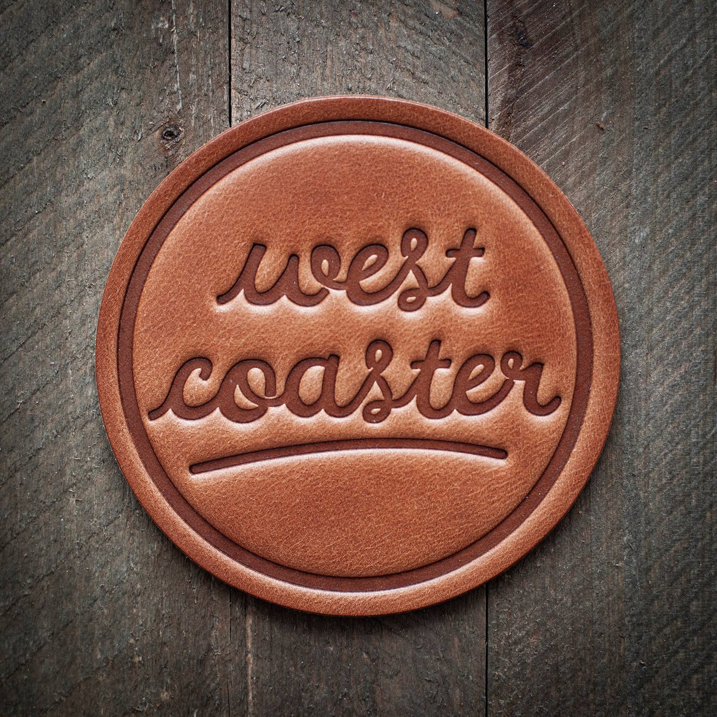 Sugarhouse Leather - West Coaster Leather Coaster