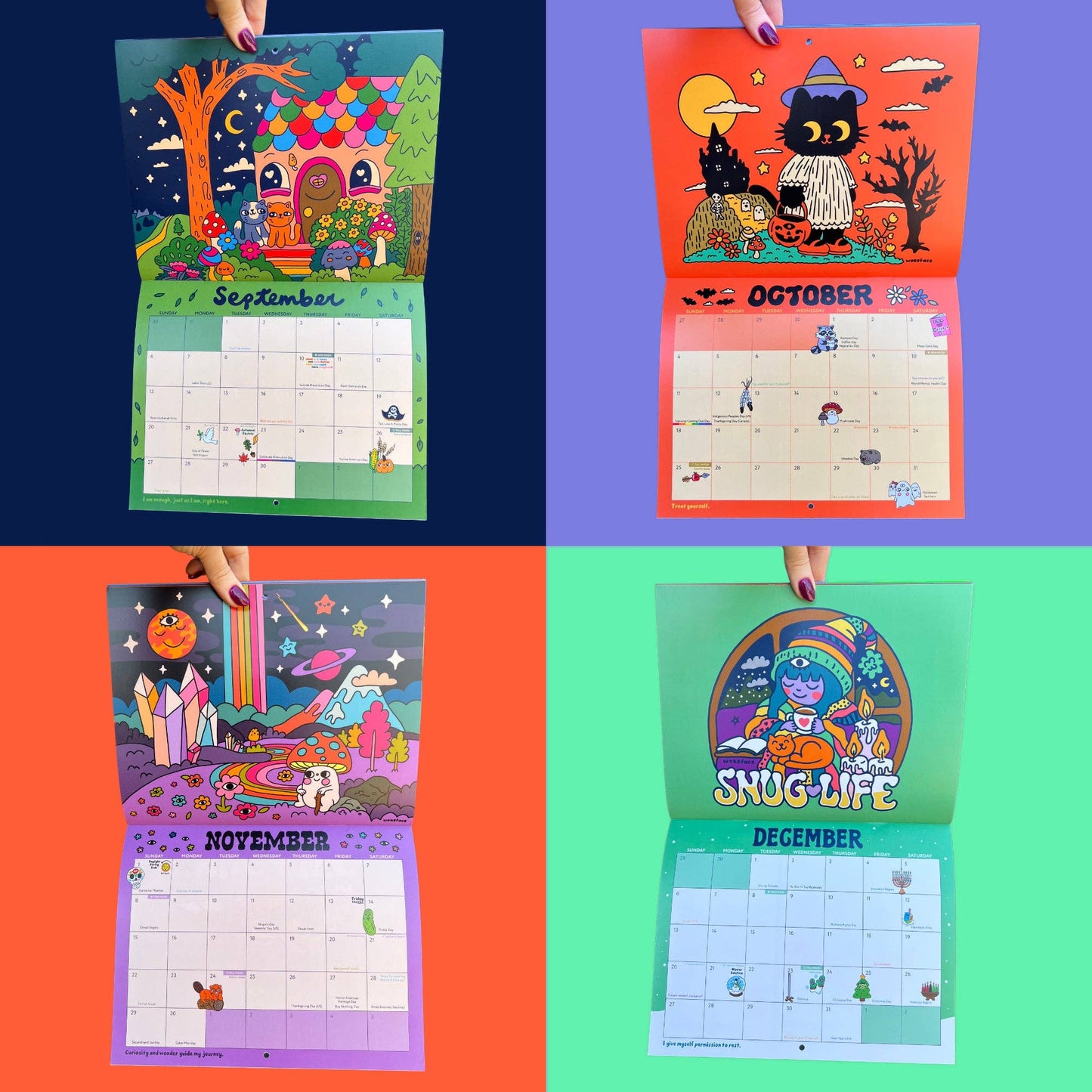 Wokeface 2026 Calendar