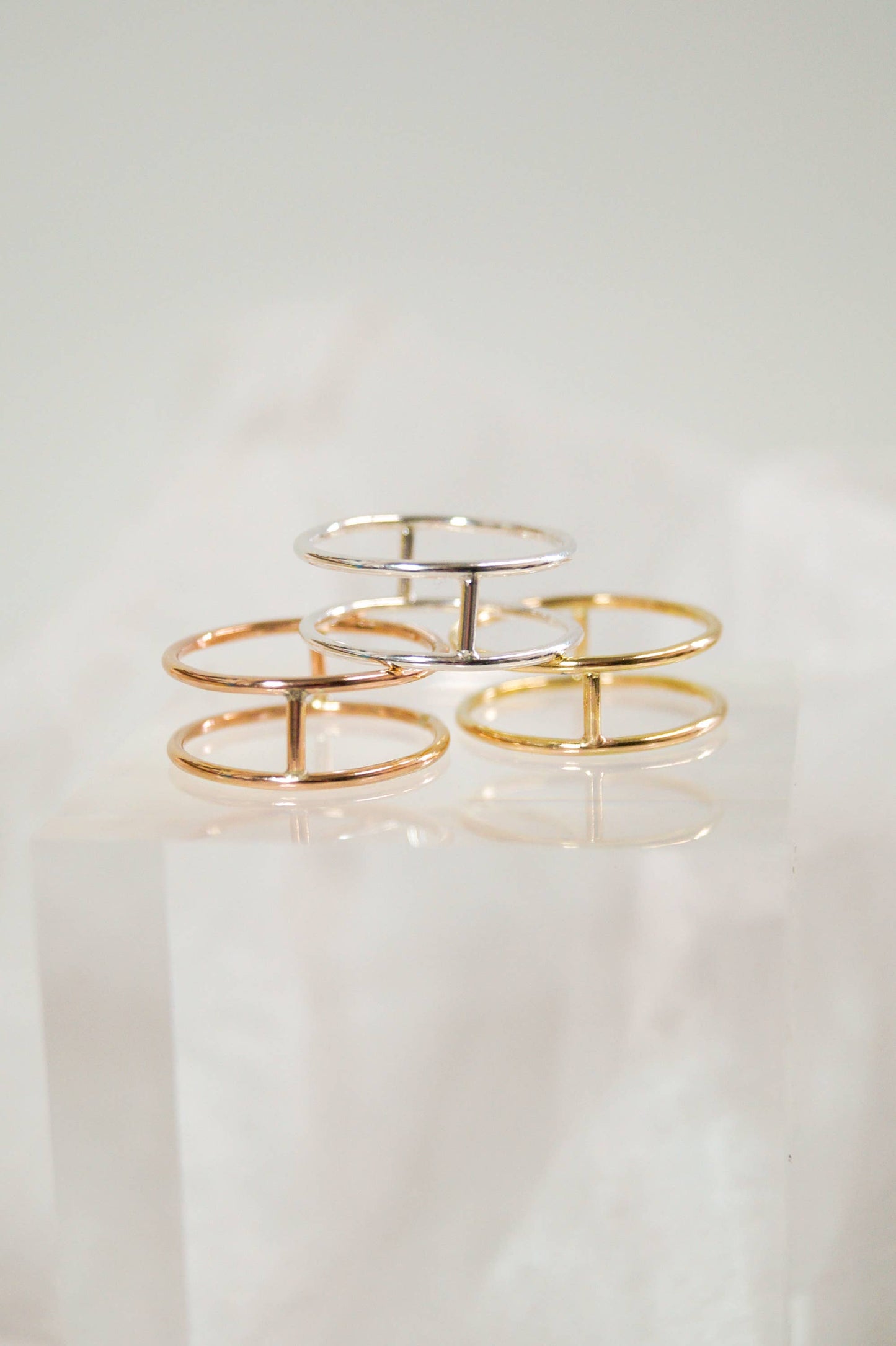 Hannah Naomi - Thick Cage Ring, 14K Gold Fill: Smooth Finish / 6.5 / Small