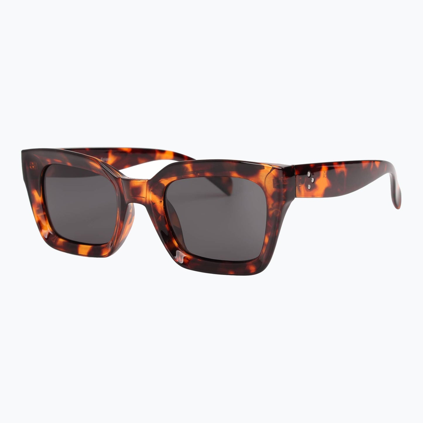 Jaxy Eyewear - Eclipse - Classic Polarized Square Sunglasses: Sand