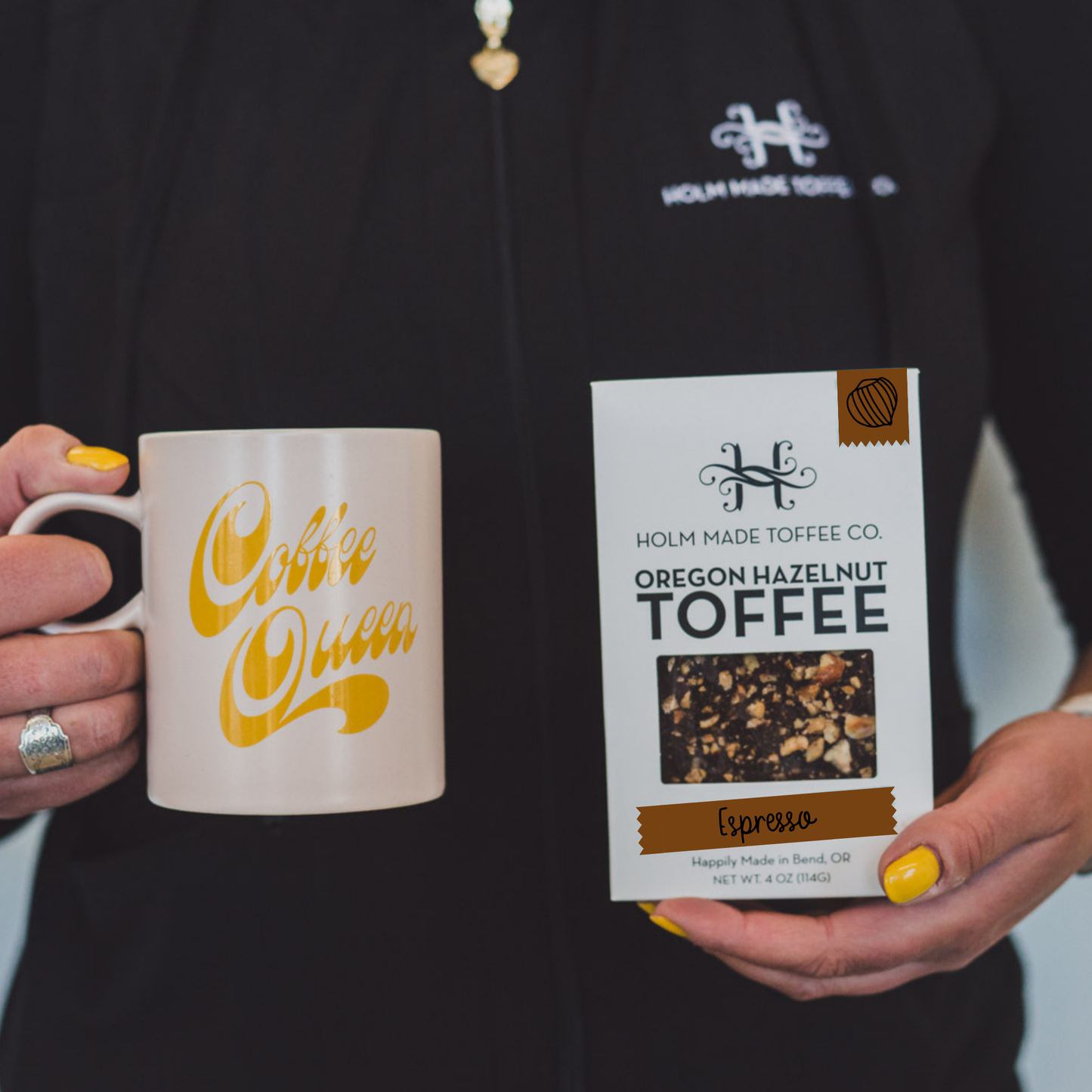 Holm Made Toffee Co. - Espresso - Oregon Hazelnut Toffee